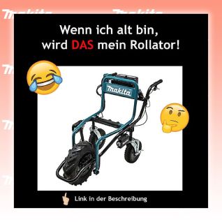 Makita DCU 180 Z Akku Fahrgestell für Schubkarre