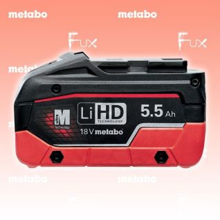 Metabo 18 V,  5.5 Ah, LiHD Akkupack