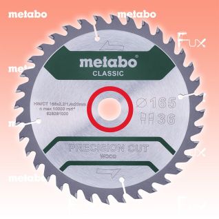 Metabo Kreissägeblatt 165 mm classic