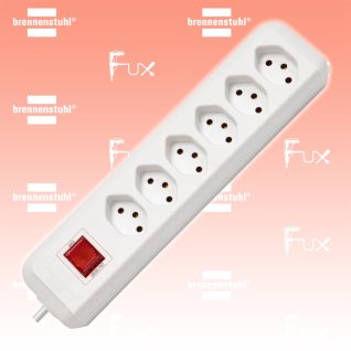Brennenstuhl cleverLINE Steckdosenleiste 6-fach 